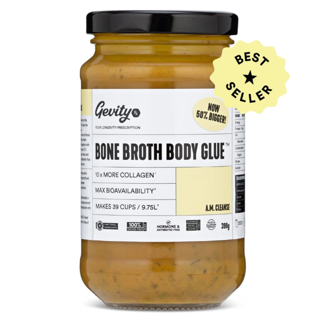 GEVITY BONE BROTH A.M. CLEANSE 390G JAR