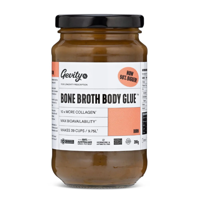 GEVITY BONE BROTH BURN 390G JAR