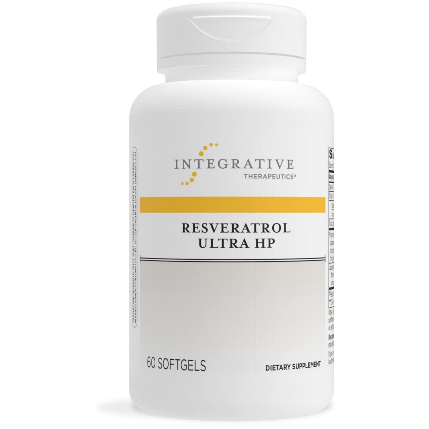 INTEGRATIVE THERAPEUTICS - RESVERATROL ULTRA HIGH POTENCY 60'S