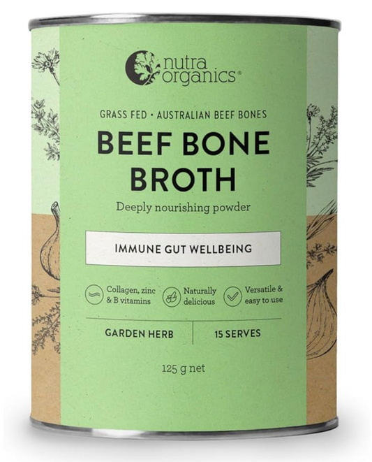 NUTRA ORGANICS - Beef Bone Broth Garden Herb