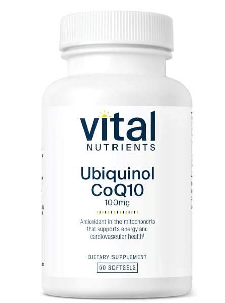 VITAL NUTRIENTS - UBIQUINOL COQ10 100MG 60'S