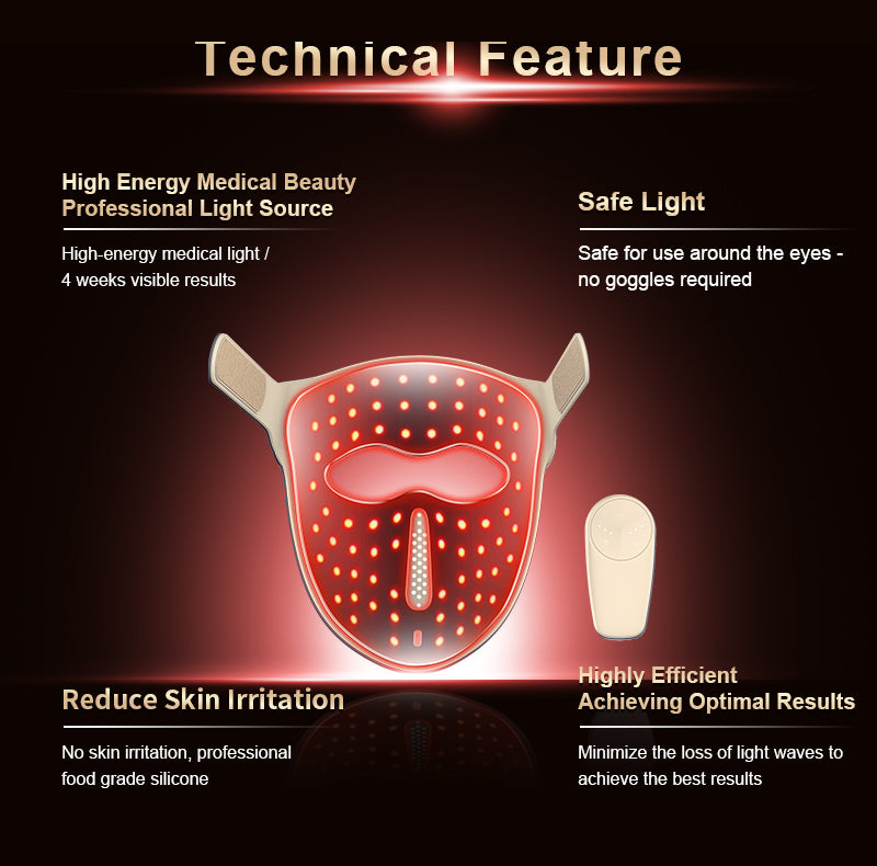 RED LIGHT THERAPY FACE MASK